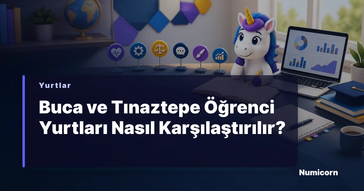 Buca ve Tınaztepe öğrenci yurtları karşılaştırma rehberi