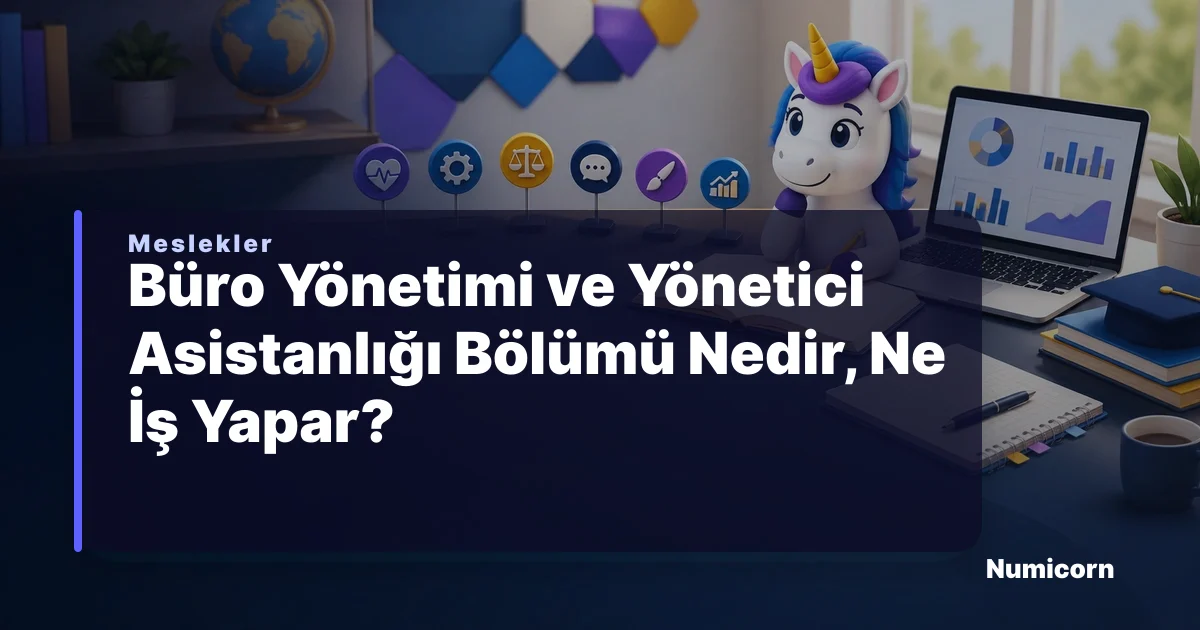 Büro Yönetimi ve Yönetici Asistanlığı bölümü ve meslek rehberi