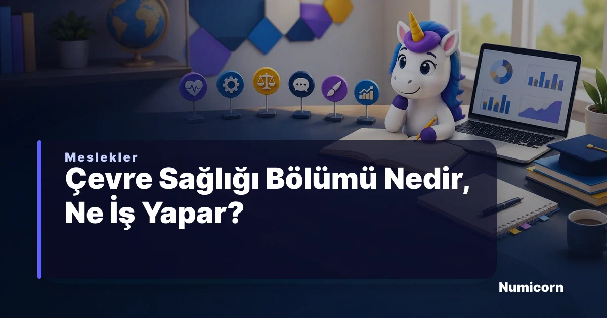 Çevre Sağlığı bölümü ve meslek rehberi