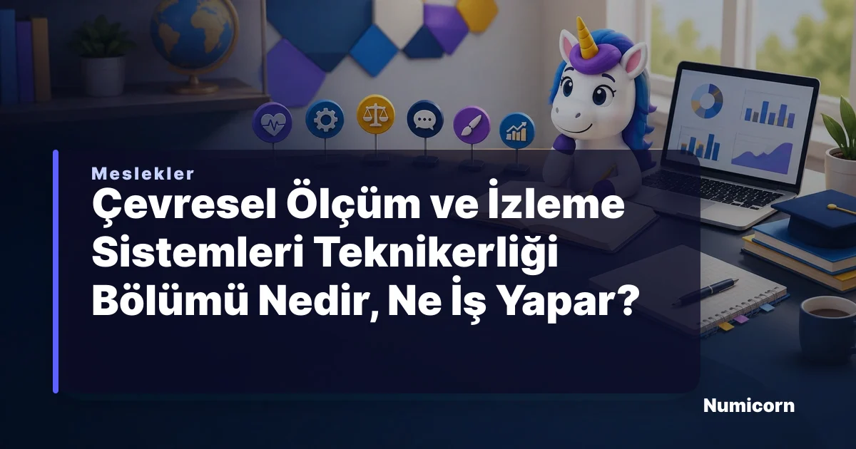 Çevresel Ölçüm ve İzleme Sistemleri Teknikerliği bölümü ve meslek rehberi