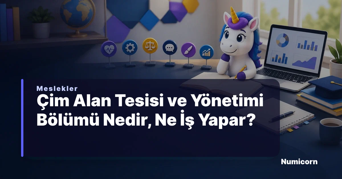 Çim Alan Tesisi ve Yönetimi bölümü ve meslek rehberi