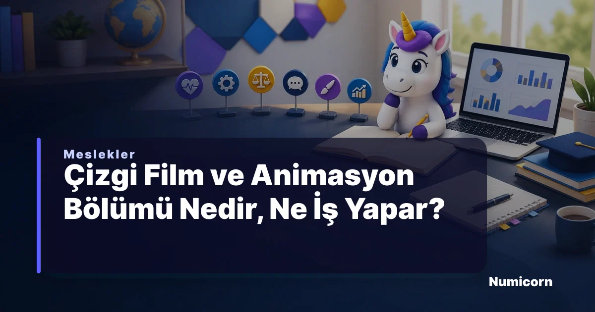Çizgi Film ve Animasyon bölümü ve meslek rehberi