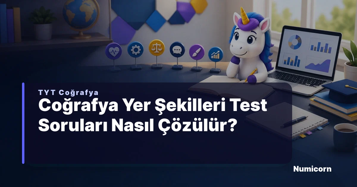 Coğrafya Yer Şekilleri Test Soruları Nasıl Çözülür?