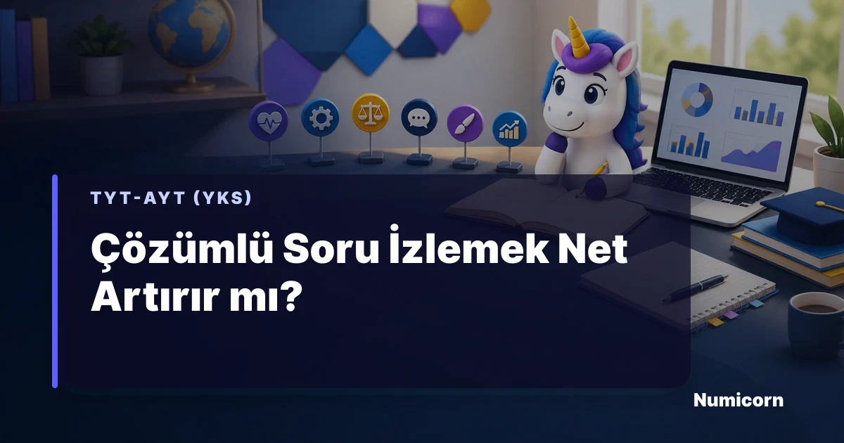 Çözümlü soru izlemek ve aktif çözüm çalışma rehberi