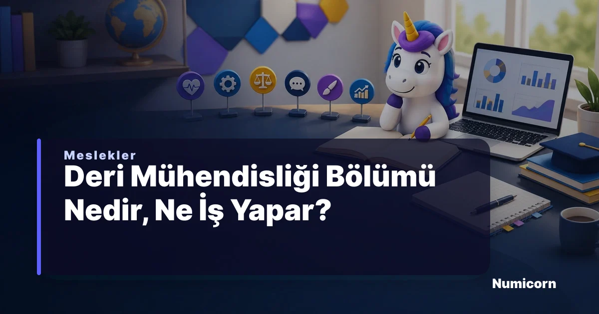 Deri Mühendisliği bölümü ve meslek rehberi