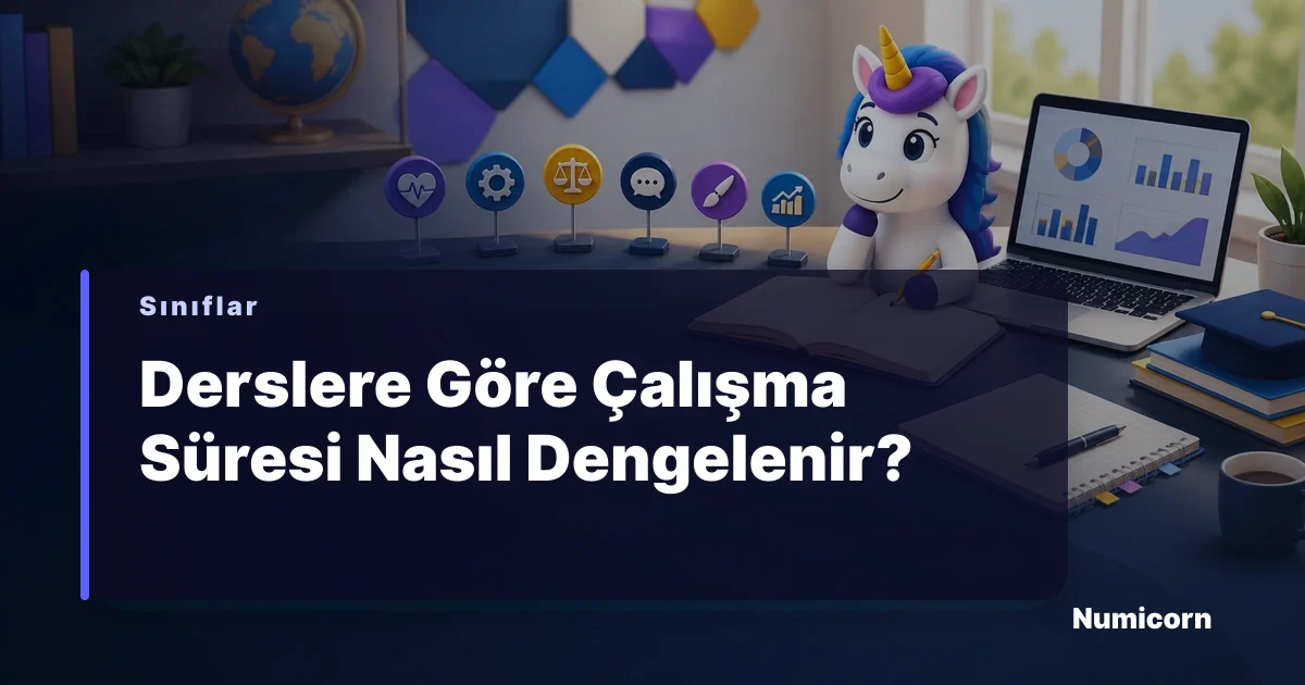 Öğrenci ders çalışma masasında ders programını inceliyor