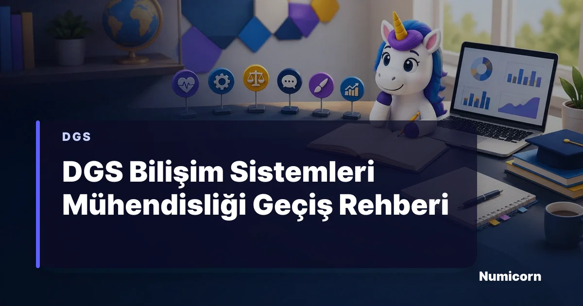 DGS Bilişim Sistemleri Mühendisliği geçiş ve tercih rehberi