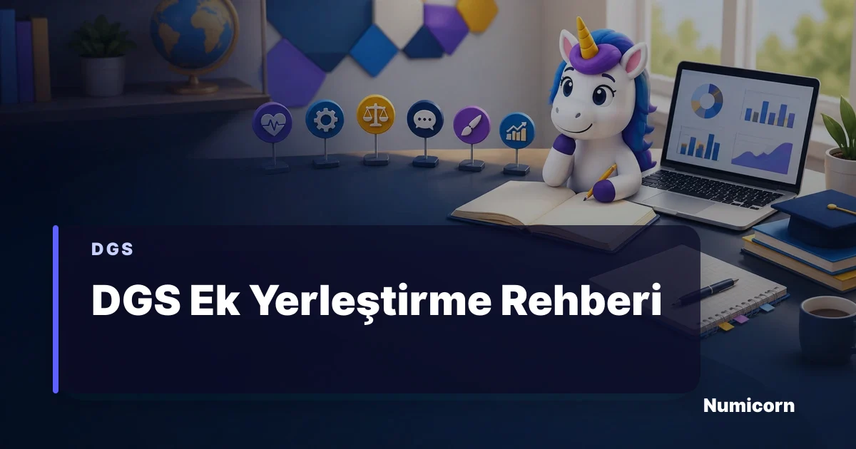 DGS ek yerleştirme, boş kontenjan ve ek tercih dönemi rehberi