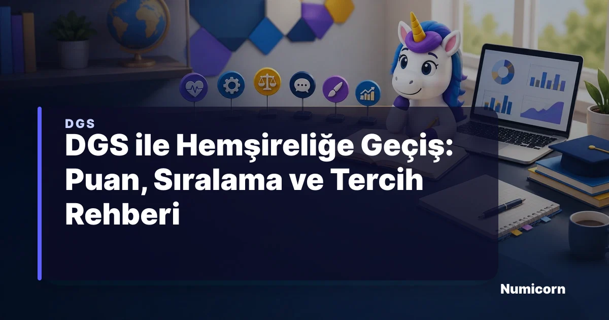 DGS ile Hemşireliğe Geçiş: Puan, Sıralama ve Tercih Rehberi