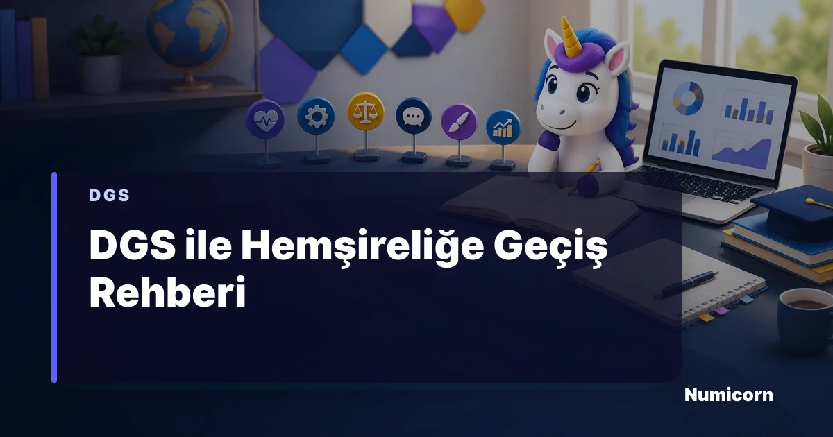 DGS ile Hemşireliğe geçiş, puan, sıralama ve tercih rehberi