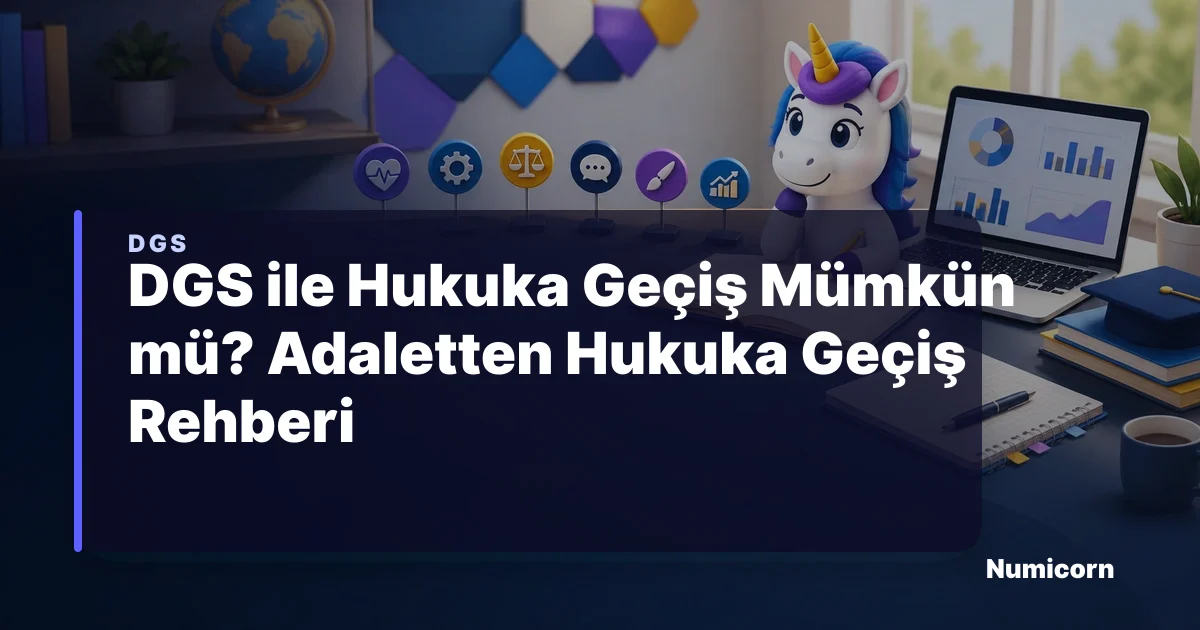 DGS ile Hukuka Geçiş Mümkün mü? Adaletten Hukuka Geçiş Rehberi
