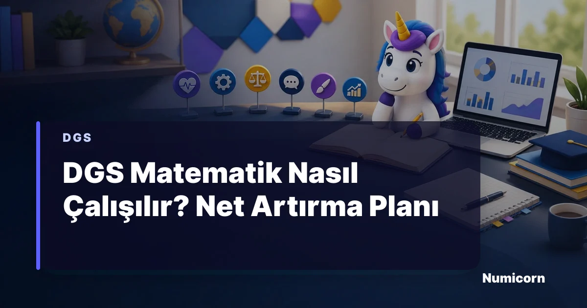 DGS Matematik Nasıl Çalışılır? Problemler, Sayısal Mantık ve Deneme Stratejisi