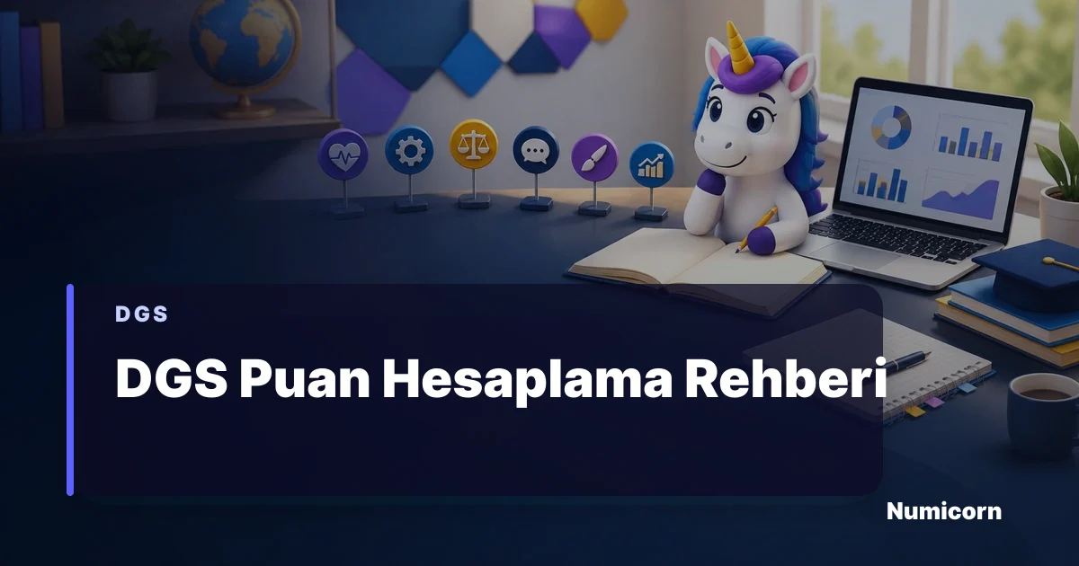 DGS Puan Hesaplama Nasıl Yapılır? Net, ÖBP ve Puan Türleri
