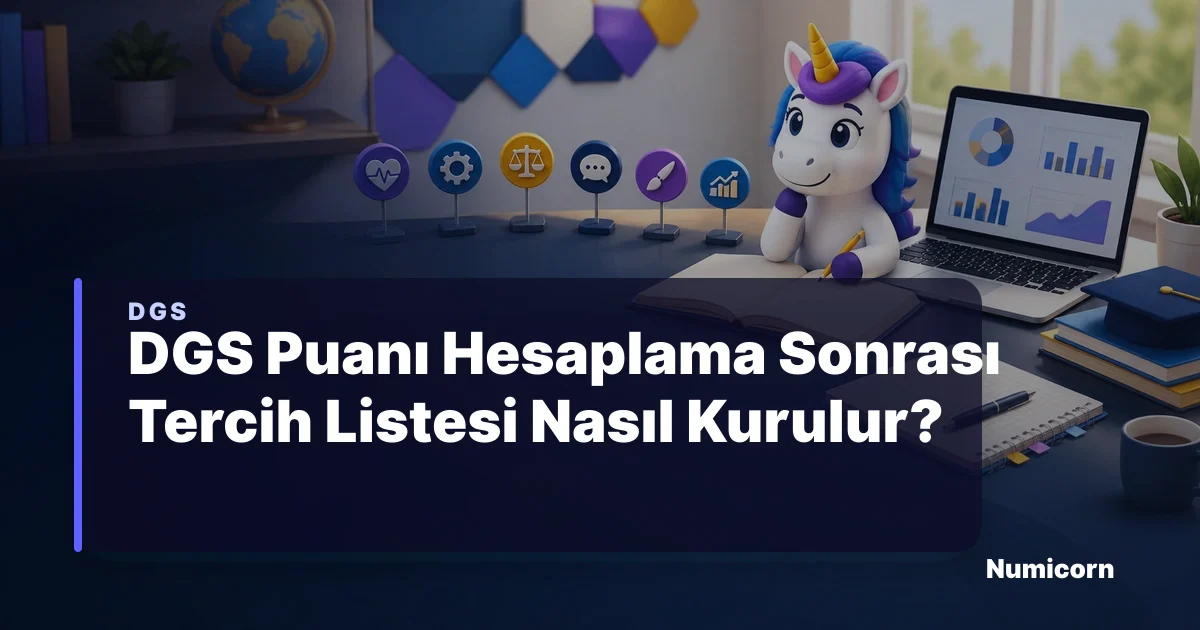 DGS Puanı Hesaplama Sonrası Tercih Listesi Nasıl Kurulur?