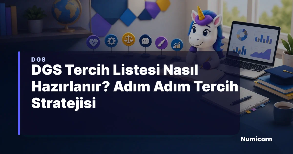 DGS Tercih Listesi Nasıl Hazırlanır? Adım Adım Tercih Stratejisi