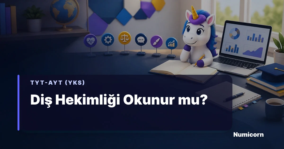 Diş hekimliği eğitim süreci ve tercih kontrol tabloları