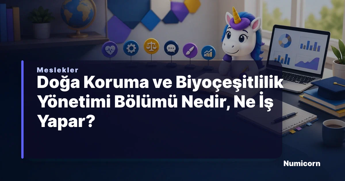 Doğa Koruma ve Biyoçeşitlilik Yönetimi bölümü ve meslek rehberi