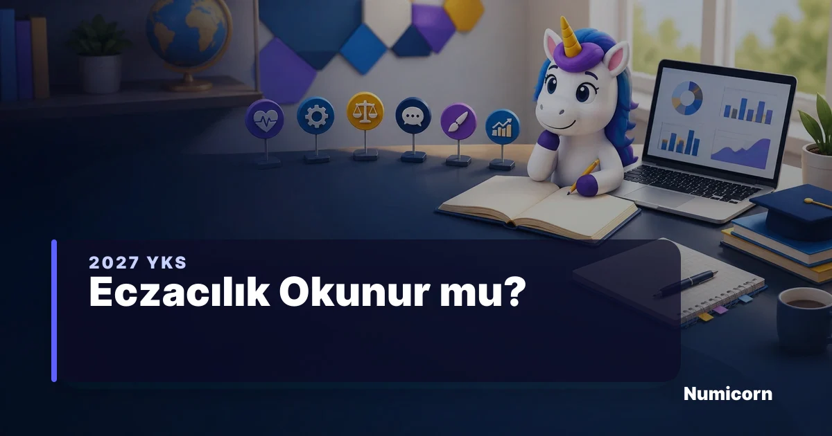 Eczacılık okunur mu başlıklı 2027 YKS tercih rehberi kapak görseli