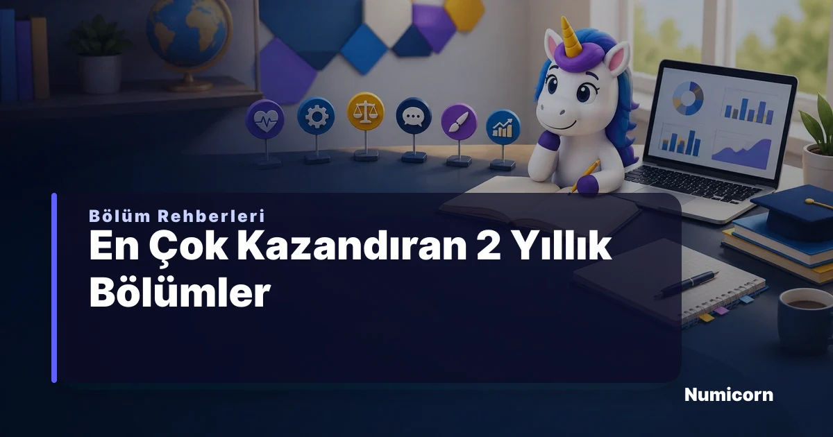 En çok kazandıran 2 yıllık bölümler ve TYT tercih rehberi
