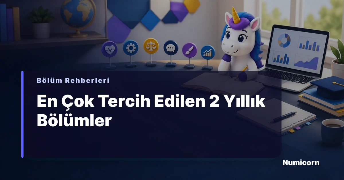 En çok tercih edilen 2 yıllık bölümler ve TYT tercih rehberi