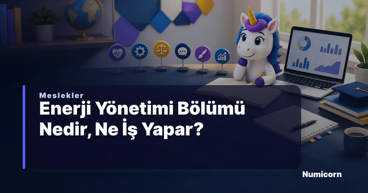 Enerji Yönetimi bölümü ve meslek rehberi