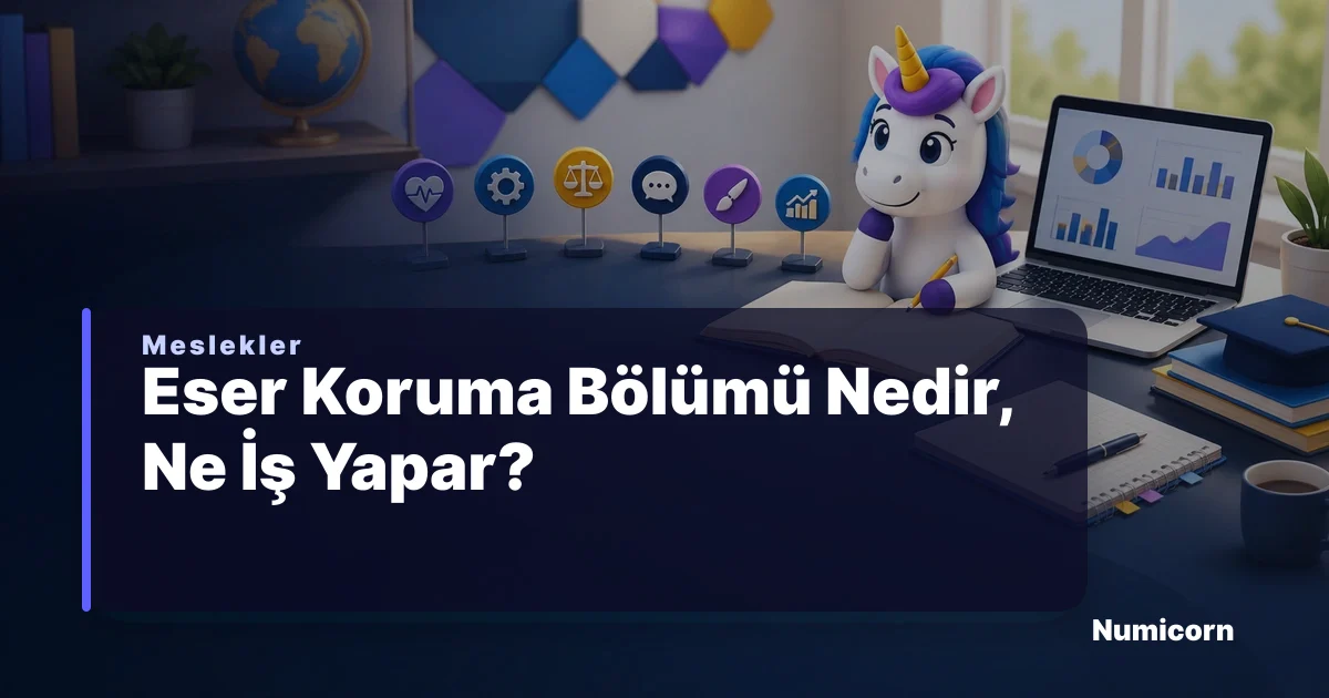 Eser Koruma bölümü ve meslek rehberi