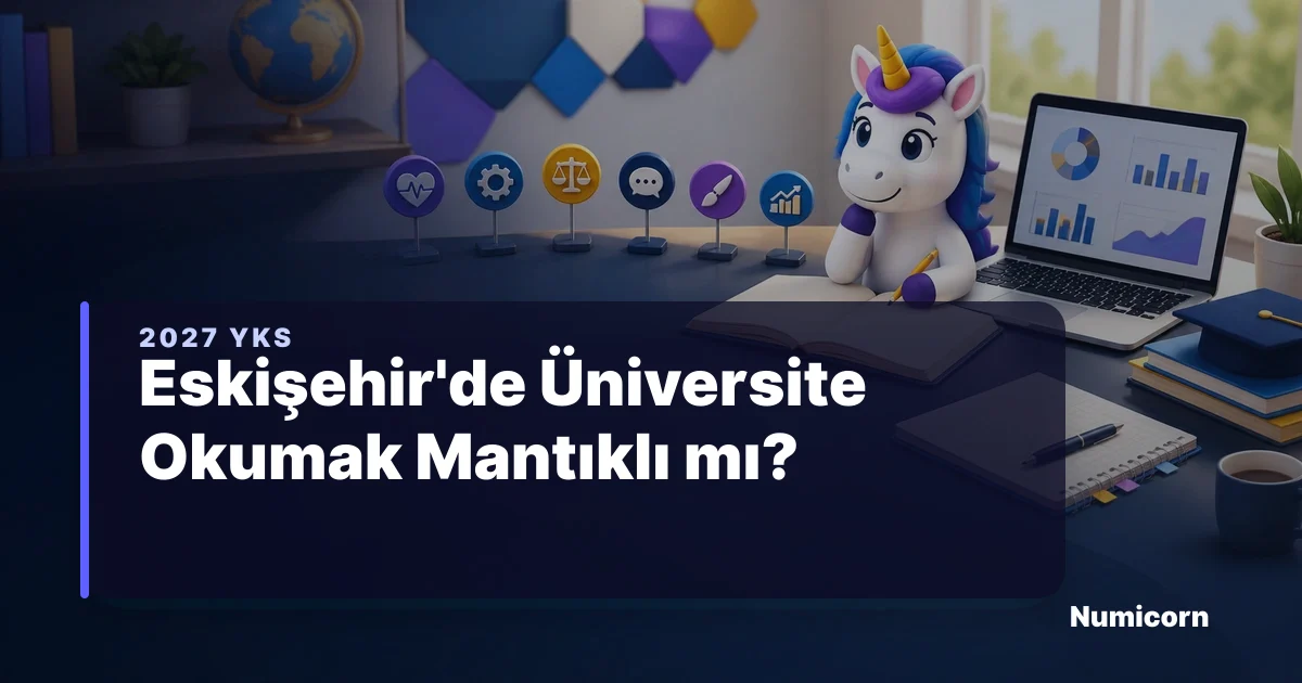 Eskişehir'de üniversite okumak mantıklı mı 2027 YKS rehberi