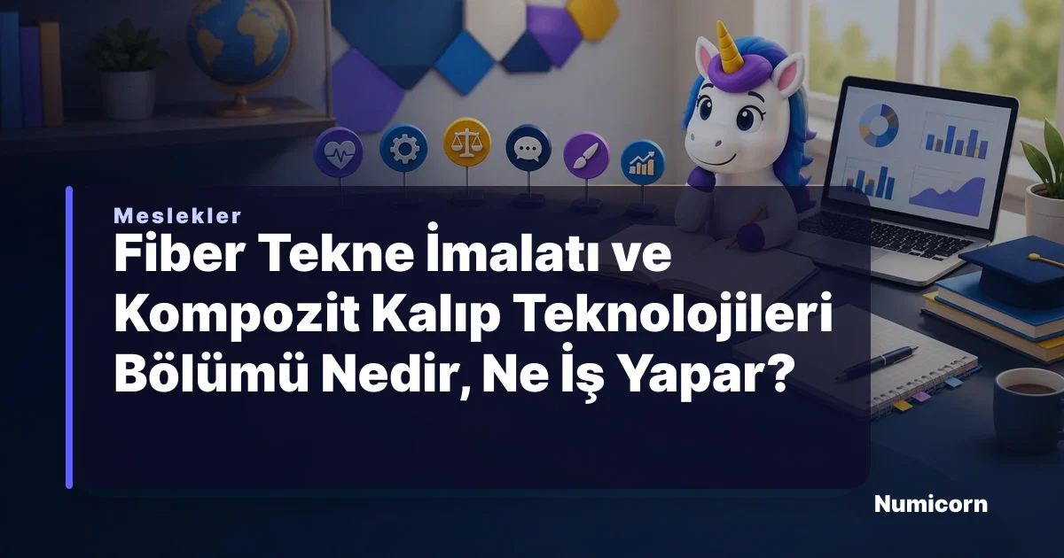 Fiber Tekne İmalatı ve Kompozit Kalıp Teknolojileri bölümü ve meslek rehberi
