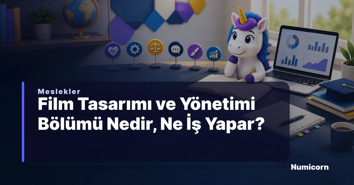 Film Tasarımı ve Yönetimi bölümü ve meslek rehberi