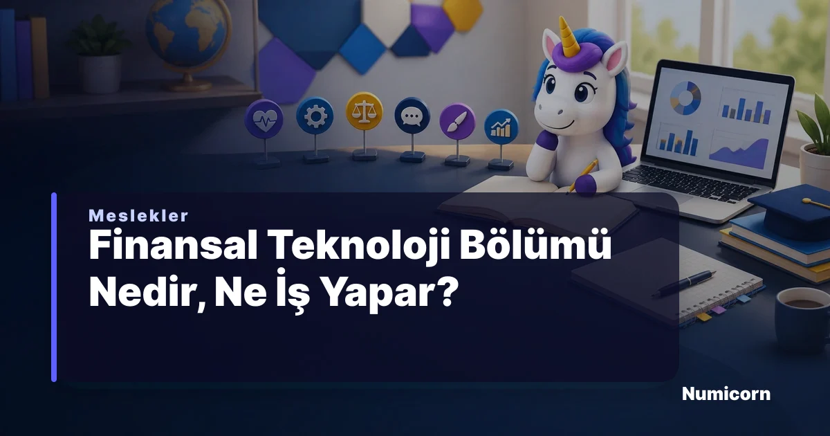 Finansal Teknoloji bölümü ve meslek rehberi