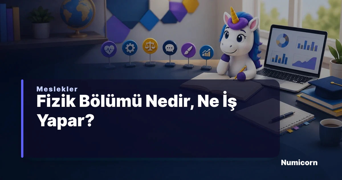 Fizik bölümü ve meslek rehberi