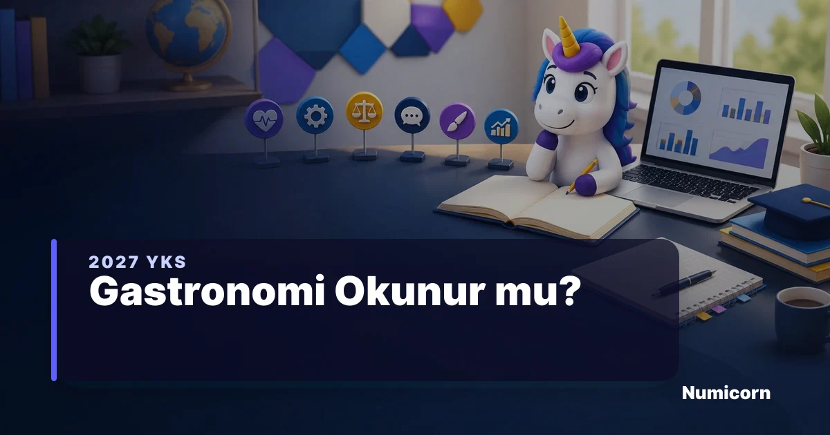 2027 YKS Gastronomi bölümü tercih rehberi kapak görseli
