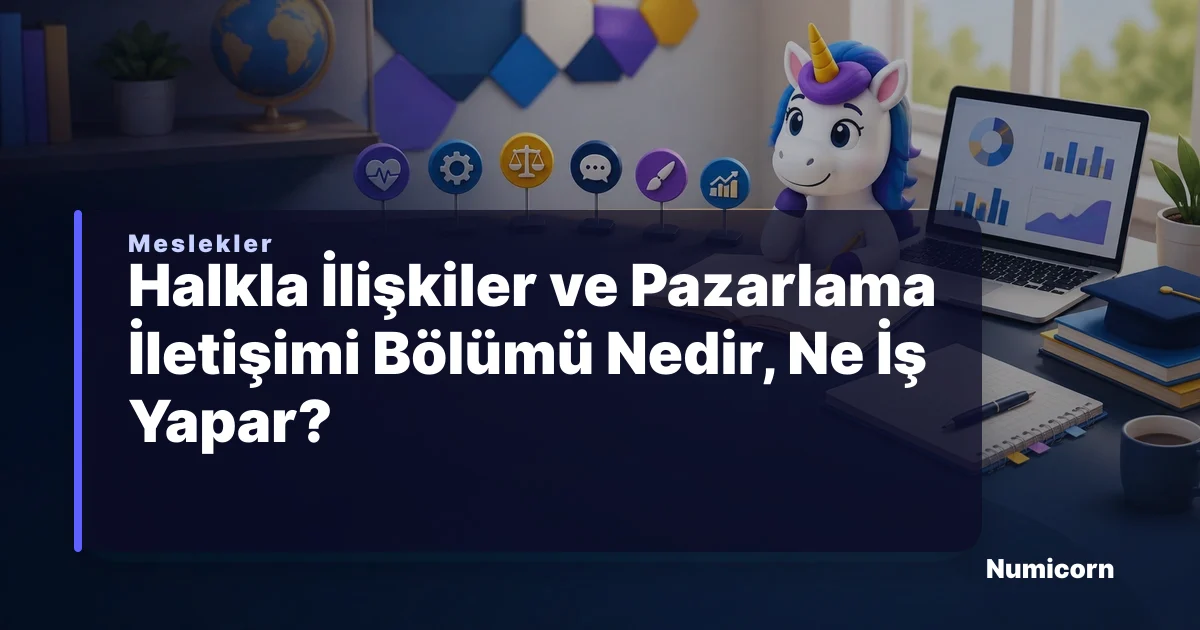 Halkla İlişkiler ve Pazarlama İletişimi bölümü ve meslek rehberi