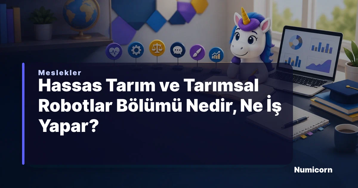 Hassas Tarım ve Tarımsal Robotlar bölümü ve meslek rehberi