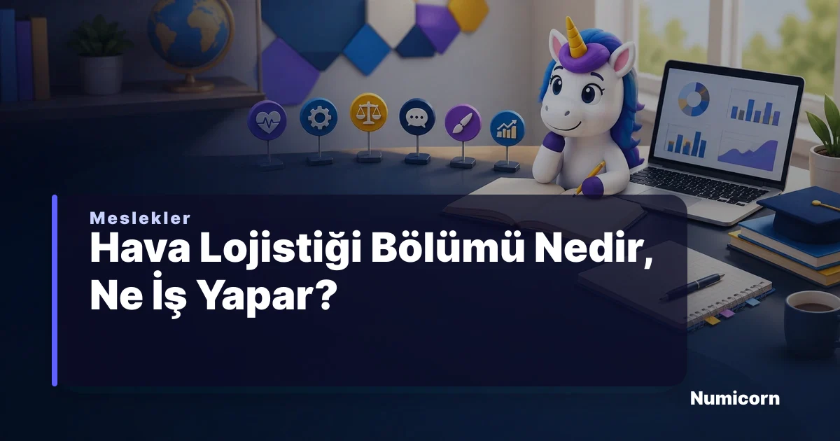 Hava Lojistiği bölümü ve meslek rehberi