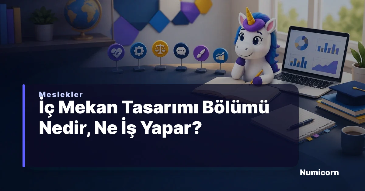İç Mekan Tasarımı bölümü ve meslek rehberi