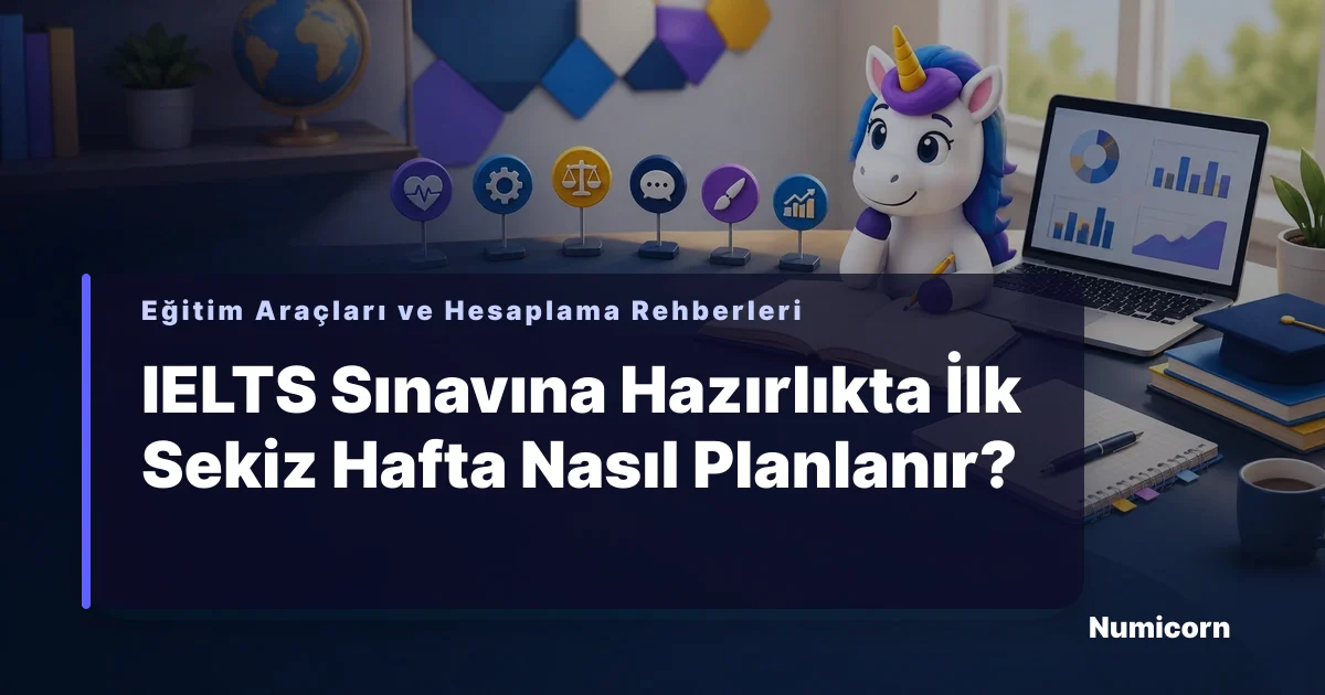 IELTS Sınavına Hazırlıkta İlk Sekiz Hafta Nasıl Planlanır?
