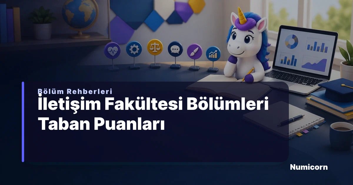 İletişim Fakültesi bölümleri taban puanları ve tercih rehberi