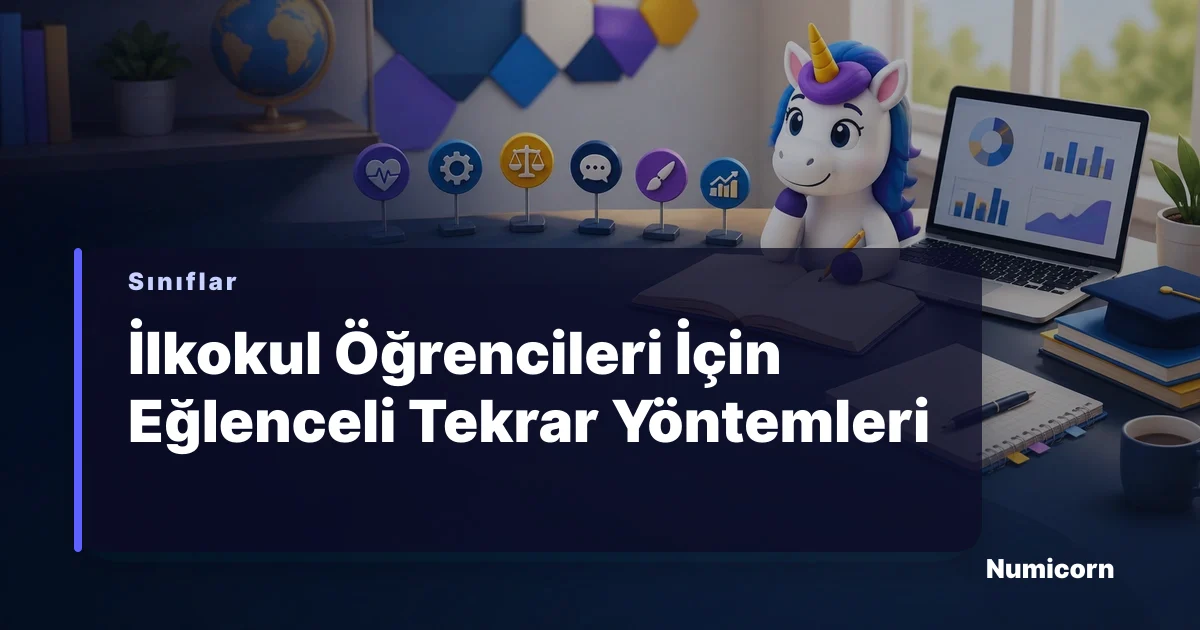 İlkokul öğrencisi ders çalışırken eğleniyor