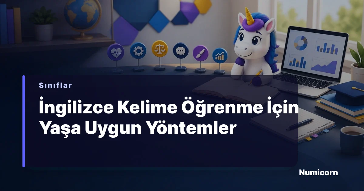 Çocukların yaşlarına göre İngilizce kelime öğrenme yöntemleri