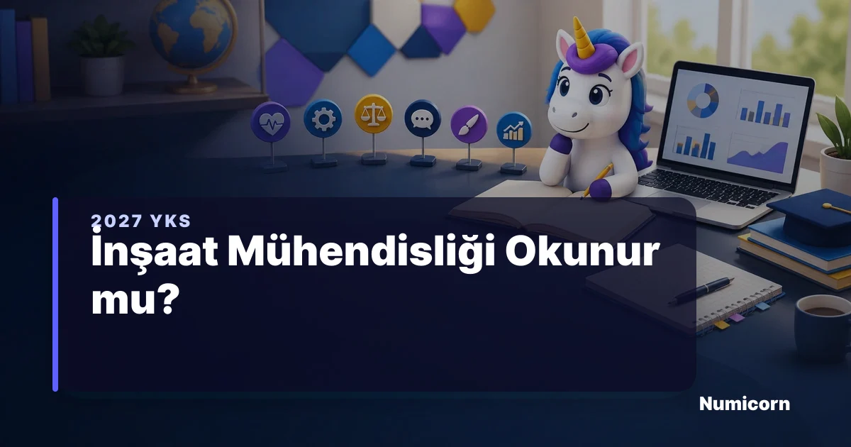 İnşaat mühendisliği okunur mu başlıklı 2027 YKS tercih rehberi kapak görseli