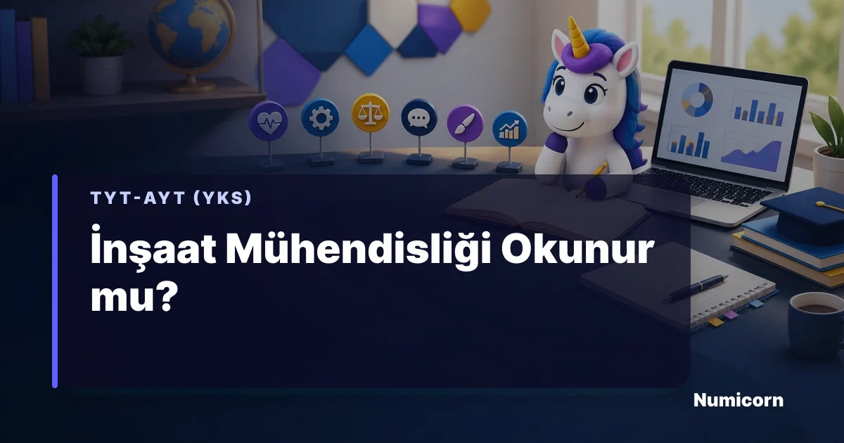 İnşaat mühendisliği bölüm rehberi ve tercih kontrol tabloları