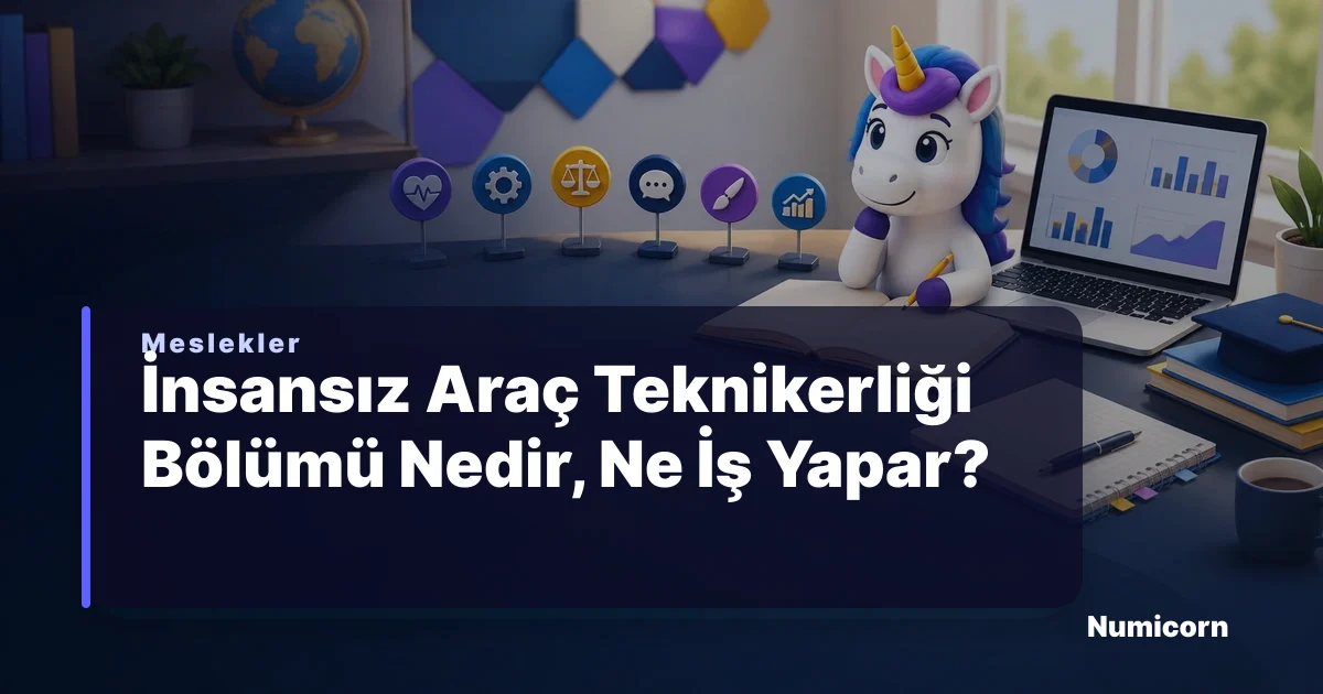İnsansız Araç Teknikerliği bölümü ve meslek rehberi