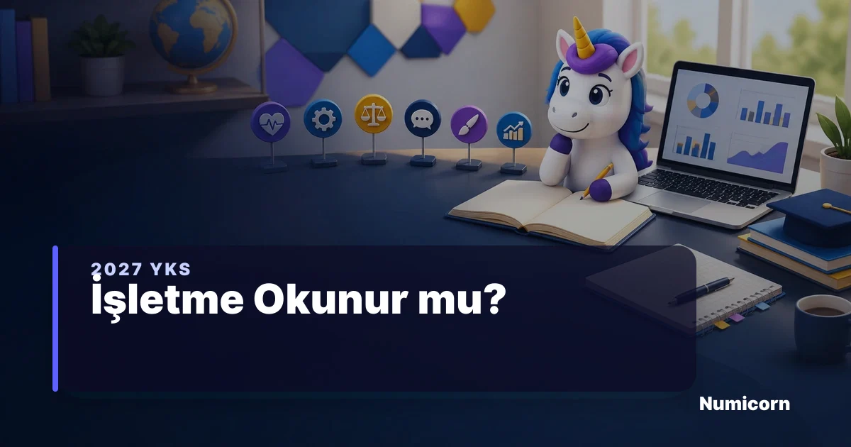2027 YKS İşletme bölümü tercih rehberi kapak görseli