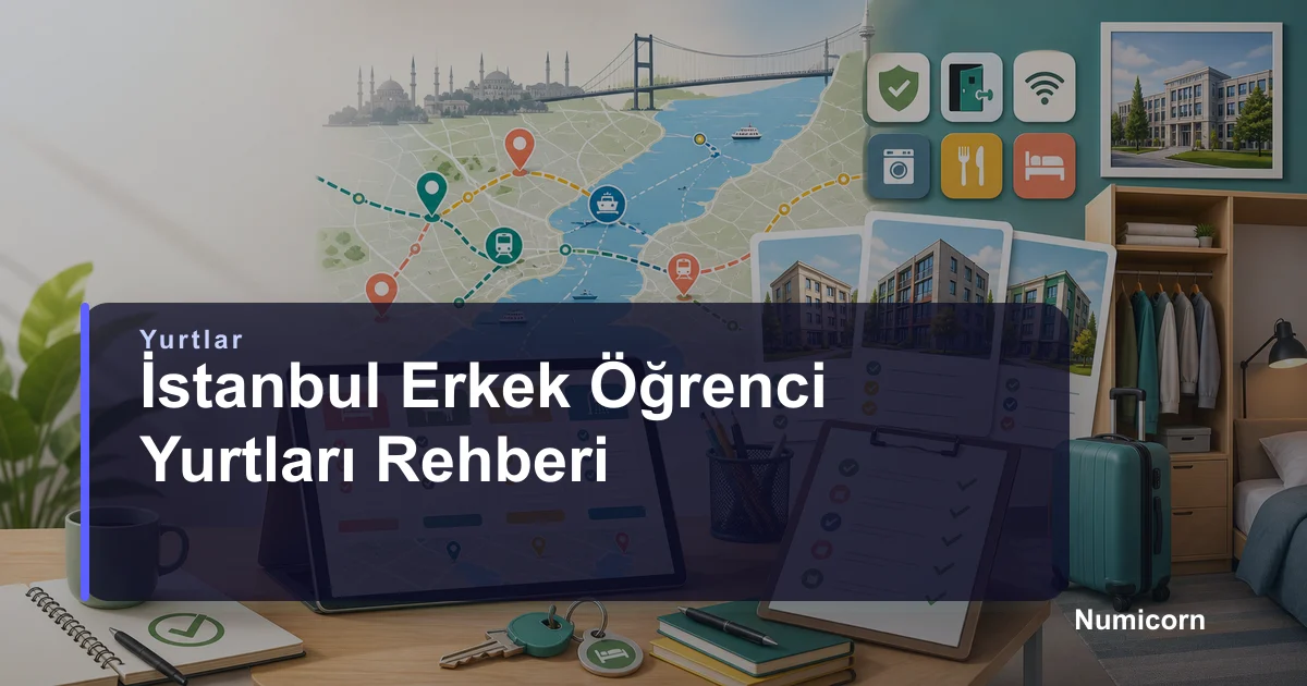 İstanbul erkek öğrenci yurtları rehberi kapak görseli