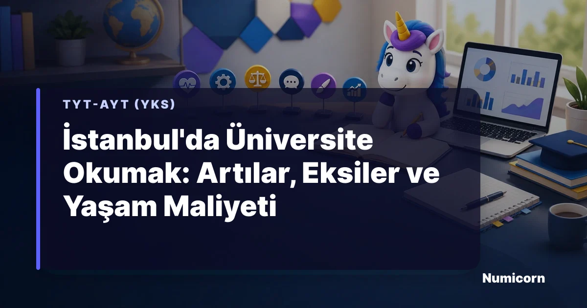 İstanbul'da üniversite okumak, kampüs, ulaşım ve öğrenci yaşam maliyeti