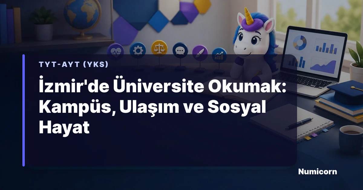 İzmir'de üniversite okumak, kampüs, ulaşım ve öğrenci hayatı
