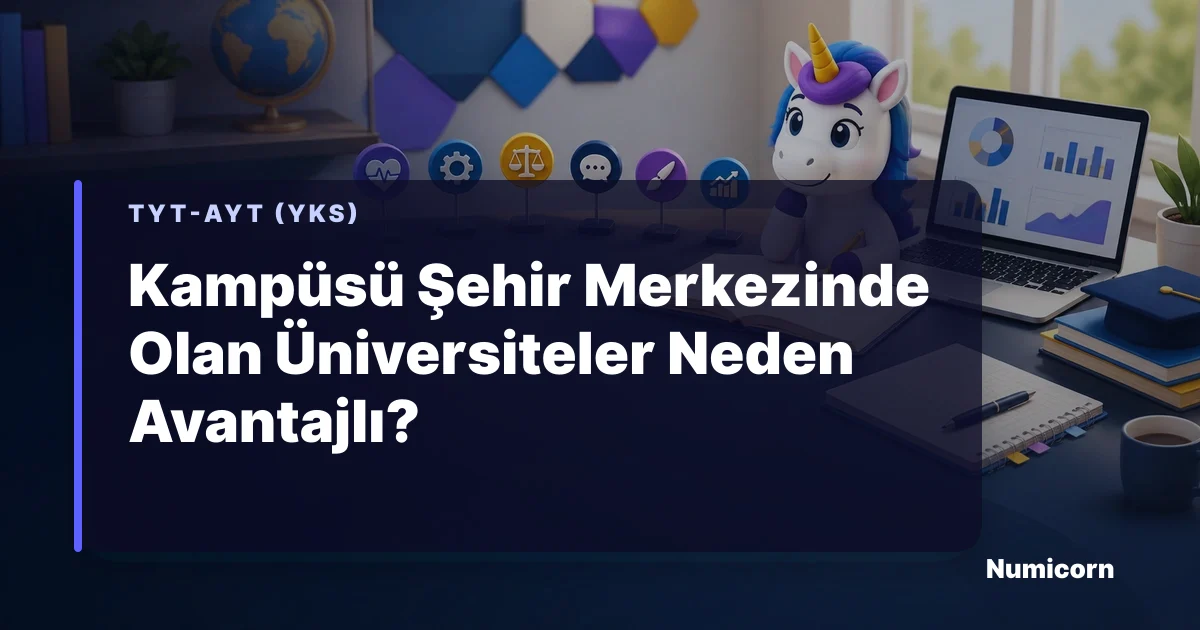 Şehir merkezinde kampüsü olan üniversitelerde ulaşım, staj ve öğrenci hayatı