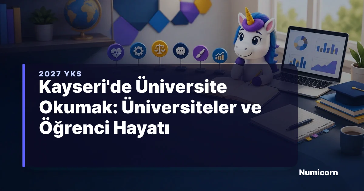 Kayseri'de üniversite okumak üniversiteler ve öğrenci hayatı kapak görseli