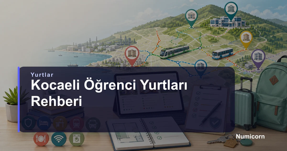 Kocaeli öğrenci yurtları rehberi kapak görseli